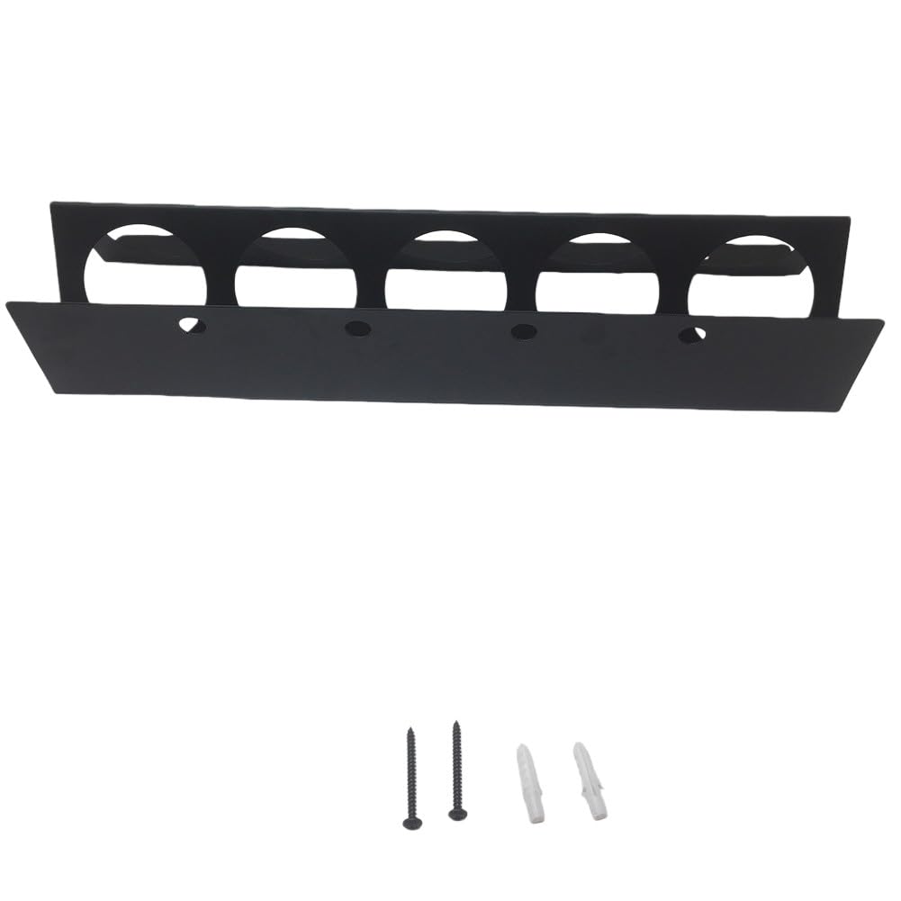 Wandmontierter Metallhalter für 5 Sprühflaschen, zur Aufbewahrung
