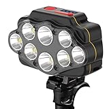 DAGIJIRD Cycling Front Lamp USB Rechargeable 8 LED Bicycle Headlight for Road, Mountain, Night Riding