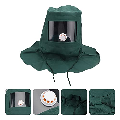 Ibasenice Sand Blasting Hood- Abrasive Sandblasting Tool With Hood Canvas Dust- Proof Equipment For Dust Removal, Cement Packaging, Grinding, Etc. #TOP1