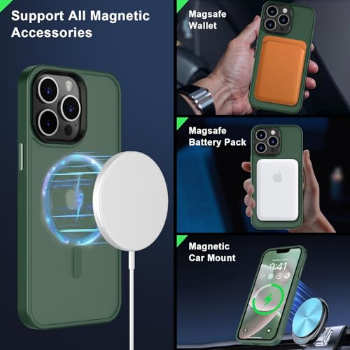 Image of MOCCA Magnetic Shockproof for iPhone 12 Pro Max Case,Midnight Green
