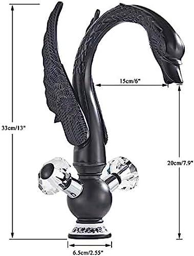Mitigeur cygne eau chaude froide en laiton avec commande précise - 2