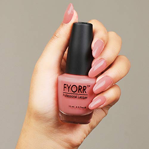 Image of Peach O Mania Professional Nail Polish | Long Lasting, Quick Dry, Chip Resistant, High Shine Nail Paint | Smooth & Easy Application, Vibrant Trendy Shades for Women & Girls Party Daily Use 15ml