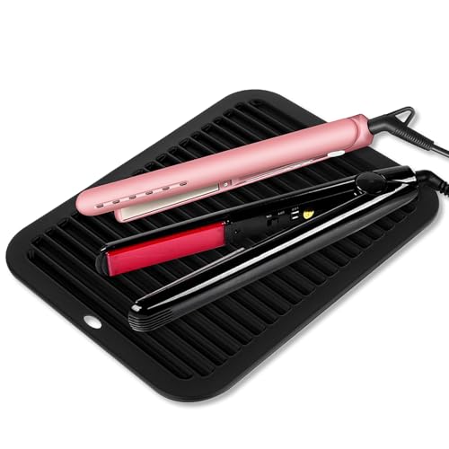 Tapete grande resistente al calor para planchas de cabello miniatura 4