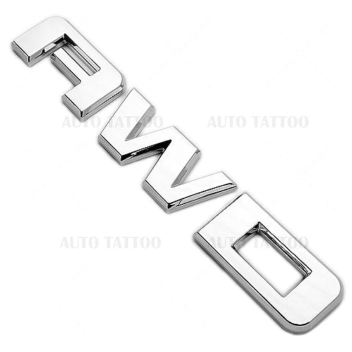 Image of 1Pc 2010-2020 Acadia Terrain Liftgate AWD Letter Emblem 3D Badge Nameplate Replacement for Acadia Terrain (Chrome)