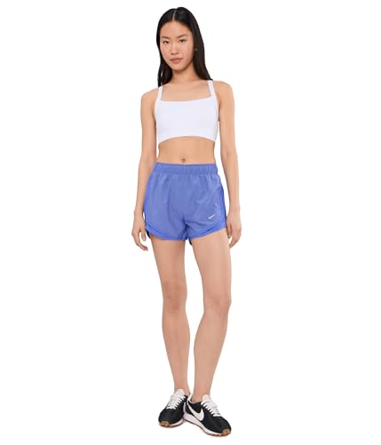 Image of Nike Women's Tempo Dri-FIT Mid-Rise Brief-Lined Running Shorts