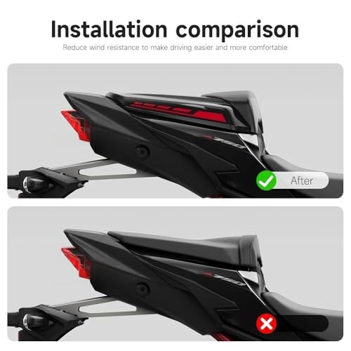Capot de selle arrière Hornet CB750 remplace l'assise passager instable