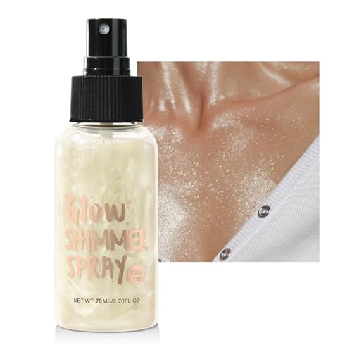 Spray à paillettes, imperméable, brillance chatoyante, pour le visage, les cheveux et le corps, brouillard ultra fin, couverture uniforme, brillance, Body Glitter Glitter Festival Accessoires (01