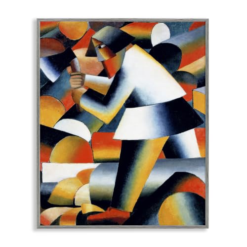 'Farmer Kazimir Melevih Classic Abstract'| Framed Giclee Art