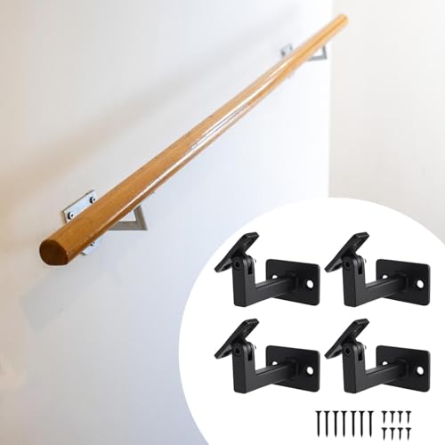 Support de rampe pivotant Colcolo lot de 4 avec vis pour escalier - 7