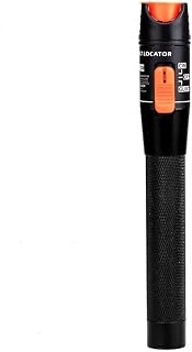 Localizador Visual de fallas de 10mW Probador de Pluma de Prueba de Cable óptico SC/FC/ST Interfaz de 2.5 mm VFL Alcance de 10km para probador multifunción de telecomunicaciones CATV (Naranja)