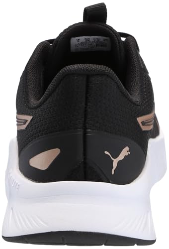 PUMA Women's Flexfocus Lite Modern Cross Training Shoes, Black-Gold, 11 - Image 4