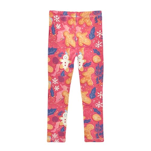 Gingerbread Cookies Kids Baby Girls Basic Leggings Casual Full Length Leg Yoga Pants Running2