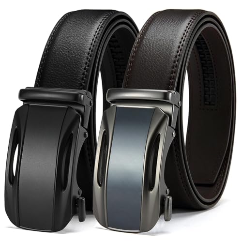 Ceintures en cuir à boucle automatique : le cadeau idéal avec coffret pour homme