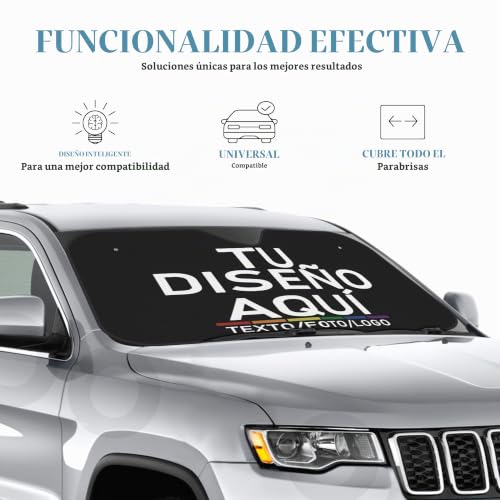 Parasoles para Coche con Protector De Rayos UV Negro M 4