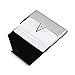 Metal & Leather Business Card Holder for Men Women, UBAYMAX Slim Hard Business Name Card Case Credit Card Holder Card Wallet Carrier, Metal Card Pocket Card Holder with Magnetic Shut Grey