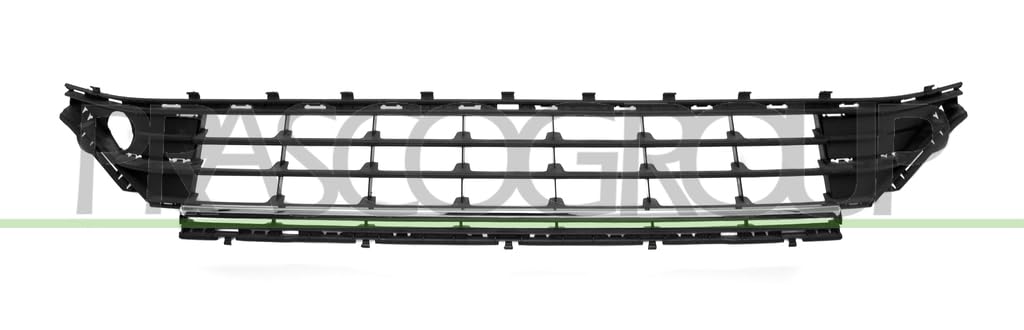 Prasco Schwarz Lüftungsgitter, Stoßfänger Vg4042130 Vorne, Kompatibel Mit: Vw Golf Vii