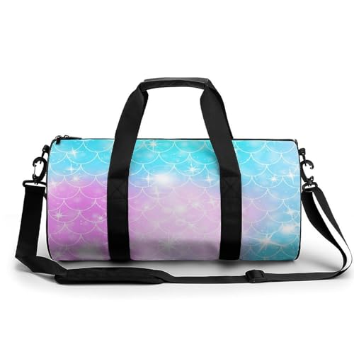 Sac de gym écaille de sirène étanche de 45cm : fini le manque de place