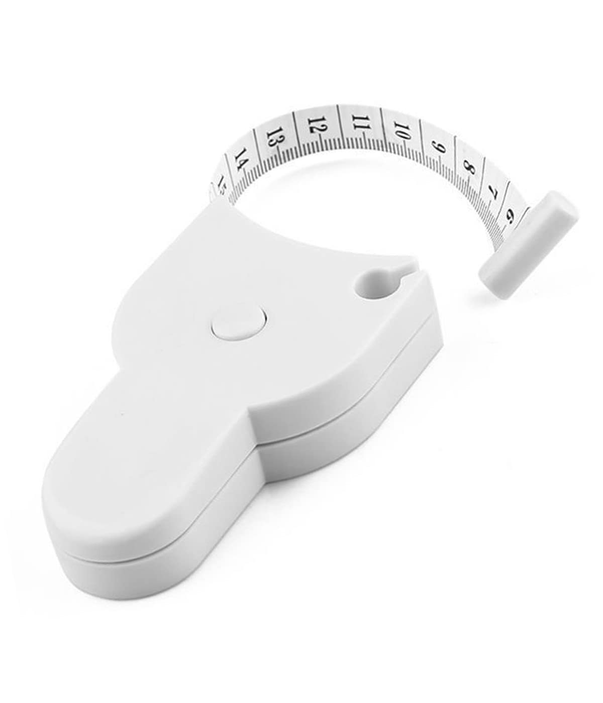 Cinta métrica corporal, Cinta métrica de 150 cm / 60 pulgadas, para medidas a medida, medidas corporales(blanco)