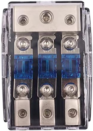 TruConnex Dual ANL Fuse Distribution Block - 1/0, 2, Or 4 Gauge Input To 4 Or 8 Gauge Output