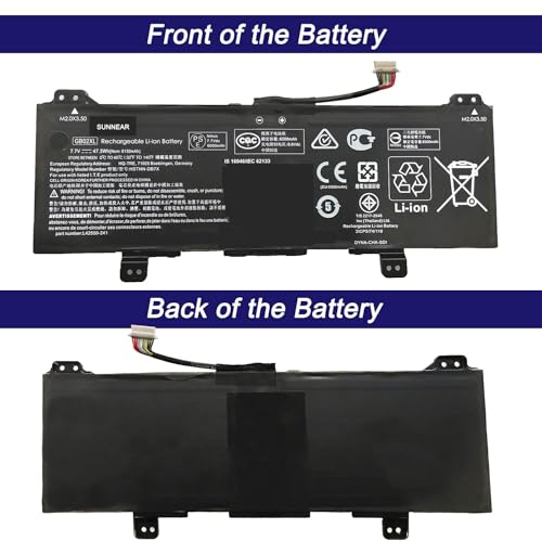 Image of GB02XL /GM02XL L42583-005 Battery Replacement for HP Chromebook x360 11 G1 /G2 EE (Education Edition), Chromebook 11A G6 /G8 EE, 11 G7 /G8 EE, 14 G5 14-DB0051CL L42583-002 HSTNN-UB7M L42550-271