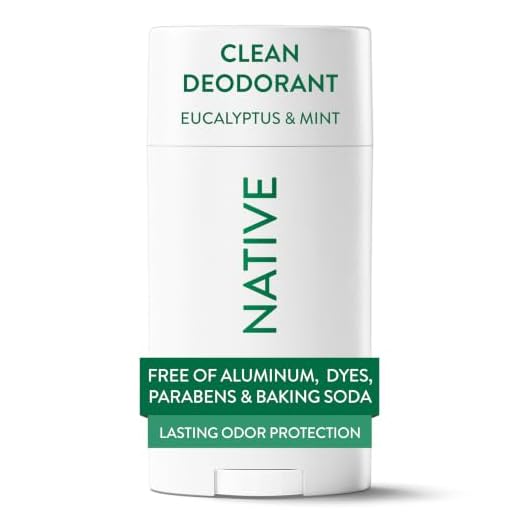 Native Deodorant | Natural Deodorant for Men, Aluminum Free with Baking Soda, Coconut Oil and Shea Butter | Eucalyptus & Mint
