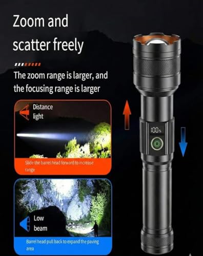 Add RL-M32 Long Range LED Torch Light 100W - Image 6