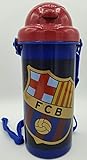 ✔ Capa de filtro duradera: ML Botella de Agua hermetico sin goteos FCB FC Barcelona del barça Original. Termo antigoteo, Color Azul 500ml. para niños Botella origuinal