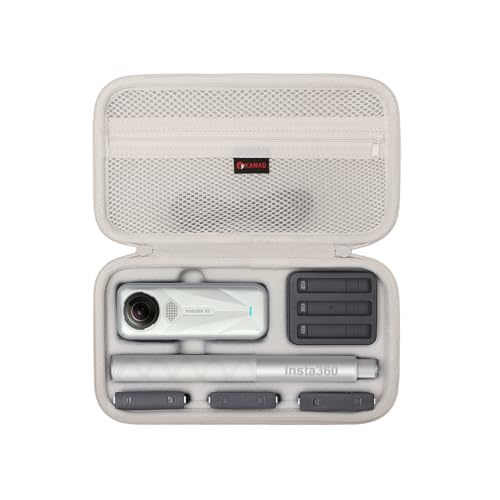 Étui rigide Insta360 X3 X4 X2 étanche XANAD - Évitez les chocs de transport pour caméra action 8K