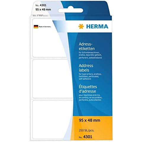 HERMA 4301 Adressaufkleber für Schreibmaschinen Cover