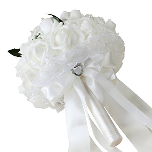 Vlovelife Mix Bianco e Lavanda Wedding Bouquet da