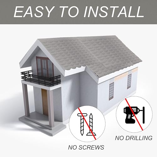 Dachschindeln für Vogelhaus,32pcs Selbstklebend Dachschindel,Dachpappe für Vogelhaus Mini Dachschindeln,Dachziegel aus Filz für Vogelhäuschen, Vogelnester, Kaninchenställe, Insektenhotels