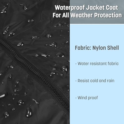 Catalonia Swim Parka with Hood, Lightweight Youth Surf Swim Jacket, Waterproof & Warm Sherpa Lined Swim Coat3