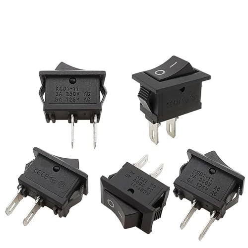 Interruptor basculante KCD1 para reparar pequeños electrodomésticos con botón on off de 2 pines