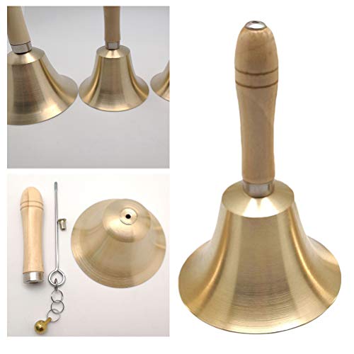 Toyvian Campanello d'Acciaio Campana a Mano Forte