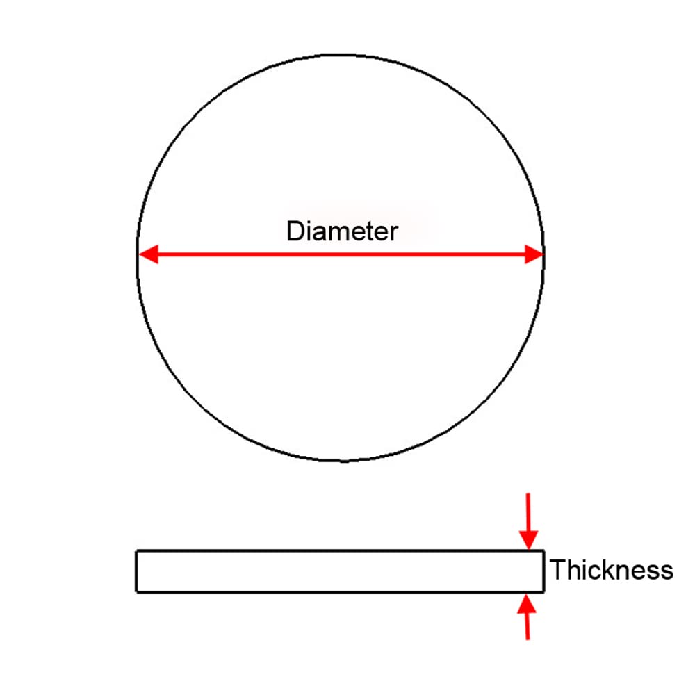10 Stück schwarze, runde, selbstklebende Silikonkautschukplatten – hochtemperaturbeständige Dichtungspads for Dämpfen und Abdichten(32x3mm)