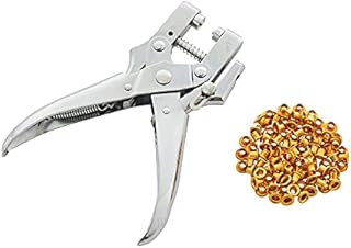 Amazon Basics Eyelet Hole Punch Plier with 100-piece Eyelets