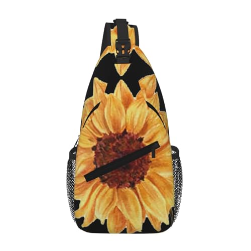 Sac à dos léger homme pour soulager le dos avec motif tournesol original