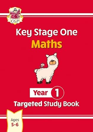 KS1 Maths Year 1 Targeted Study Book (CGP Year 1 Maths): Amazon.co.uk ...