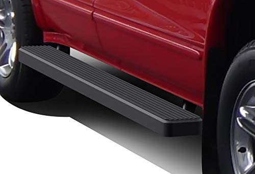 Estribos negros de acero inoxidable 5in para Dodge Durango miniatura 4