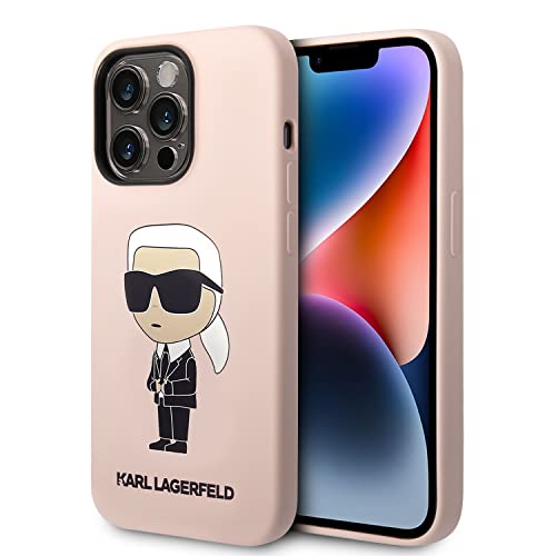 Karl Lagerfeld KLHCP14LSNIKBCP Coque de Protection Rigide pour iPhone 14 Pro 6,1