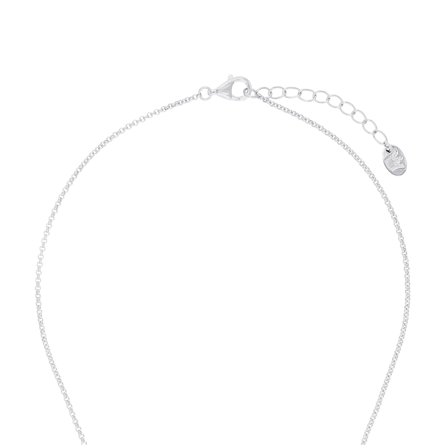 Prinzessin Lillifee Kette mit Anhänger 925 Sterling Silber Mädchen Kinder Halsschmuck, mit Zirkonia synth., 35+3 cm, Silber, Schmetterling, Kommt in Schmuck Geschenk Box, 2037943
