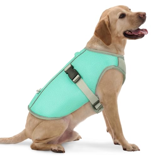 FUAMEY Cooling Vest for Dogs Summer Hiking, Mesh C