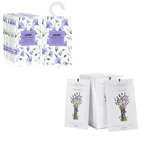 MYARO 12 sachets aromáticos para armario y cajón