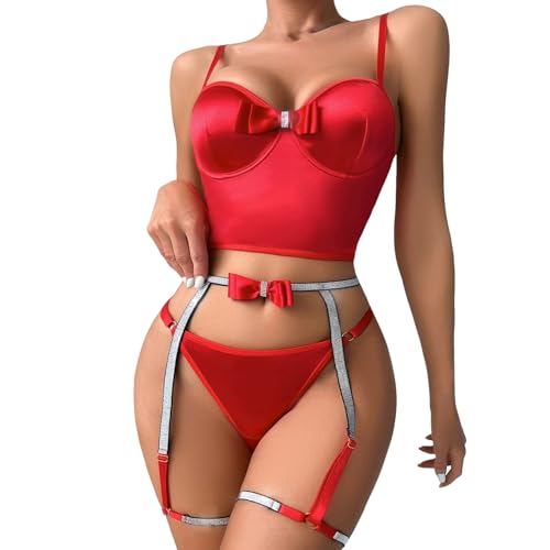 Lingerie fendu strass pour illuminer vos soirées romantiques en couple