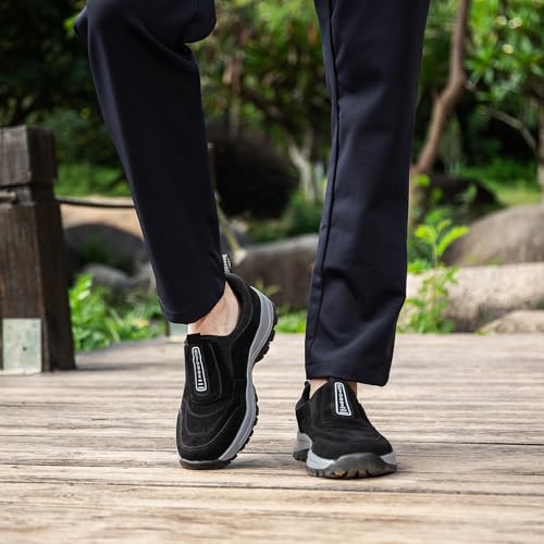 Men's Hands Free Slip in Loafers Walking Shoes for Men Slip on Casual Shoe Comfortable Breathable Hiking Working All-Terrain Ankle Boots Trekking2