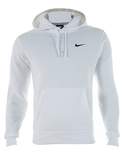 Nike Mens Club Pull Over Hoodie White/Black 611457-100 Size 2X-Large2