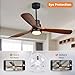 Hyuduo LED Ceiling Fan Light Module, 5.3 Inch Round LED Light Retrofit Kit with 3 Adjustable Color Temperatures, for Ceiling Fan Pendant Wall