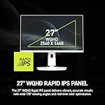 msi MAG 274QRFW X32 27-inch 2560 x 1440 (QHD) Gaming Monitor, 320Hz, Adaptive Sync, HDR Ready, HDMI, VGA Port, VESA Mountable, Tilt, 4-Side Slim Bezel, 0.5ms, White - Image 3