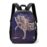 YTLIXIANGN Mochila escolar unisex con diseño de caballo, para el tiempo libre, para saltar, buen regalo para excursiones escolares para niños y niñas, mochila 3D, Estilo 13., Talla única