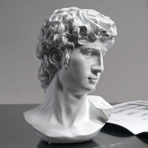 Estatua Busto David para Decoración Hogar 6 pulgadas